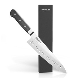Sunhouse PREMIUM Chef Knife 7.9 inch, AUS-8 Stainless Steel – Superior 62HRC Hardness, Razor Sharp Blade, Full Tang, Ergonomic Handle, Perfect Gifts for Mom or Dad,Premium Gifts Box