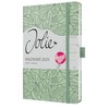 SIGEL J5353 Jolie Weekly Planner 2025, Design Green Monstera, 13,5