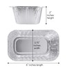 PLASTICPRO [1 Lb 10 Pack Disposable Loaf Pans Aluminum Tin