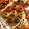 10PCS Pumpkin Garland with String, Hanging Pumpkin Decorations Indoor