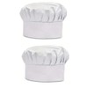 GIGGSKZE 2 Pack White Aprons Hat Set Chef Apron with