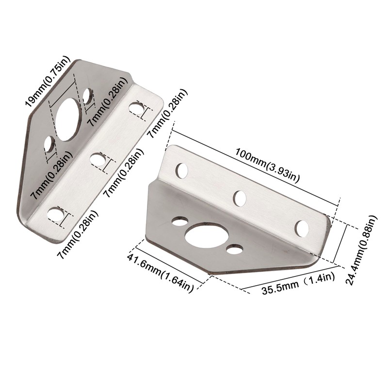 Areyourshop 2 PCS Windshield Wiper Repair Brackets Set For Peterbilt