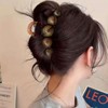 Brown Pearl Hair Clip, Large Acrylic Claw Clip Women Hair