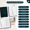 Bullet Journal Notebook A5 Dotted, Incl. Pen Holder, Frog Pocket,