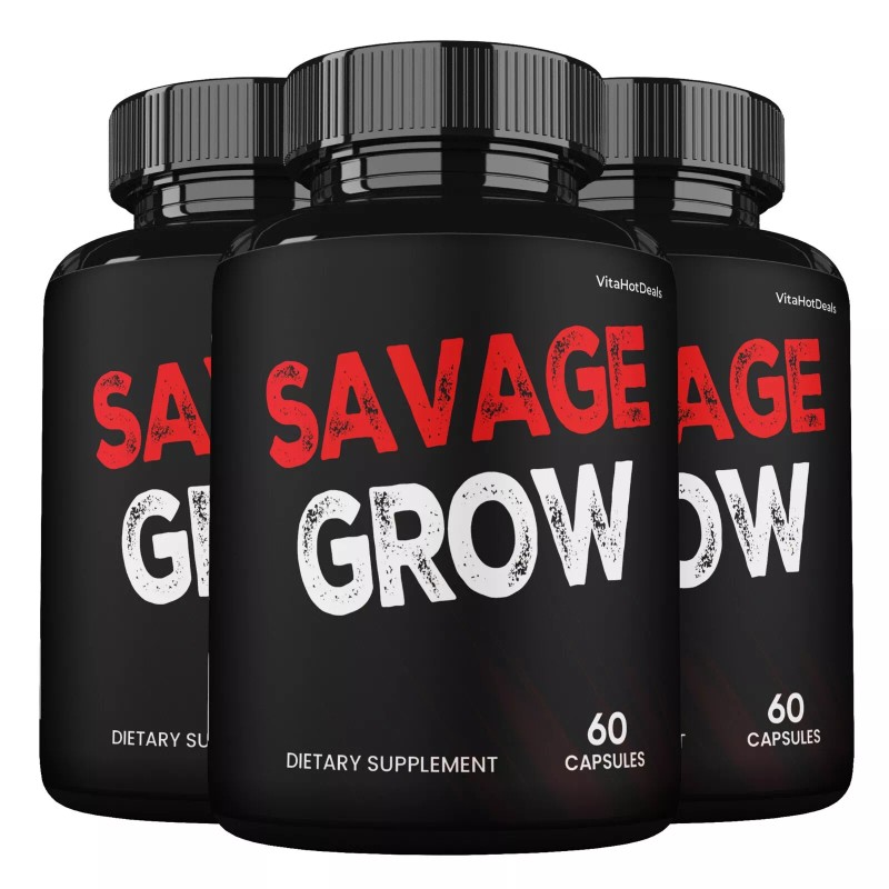 Savage Grow Capsules, Maximum Strength Supplement , Made in USA