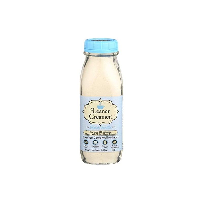 Leaner Creamer French Vanilla Coconut Creamer, 9.87 OZ