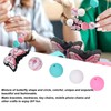 20Pcs Round Beads 5Pcs Butterfly Shaped Beads DIY Kit for