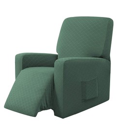 EBETA E Armchair Throws Armchair Protector, Stretch Cover for Relaxing Chair Complete, Protective Cover Made of Elastic Armchair Wing Chair (Olive Green)