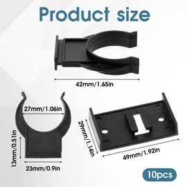 Psyqtsuary 10 Pack Plastic Toe Kick Clip, Adjustable Leg Plinth Clip, Toe Kick Kitchen Leveling Feet Plinth for Furniture cabinets Table