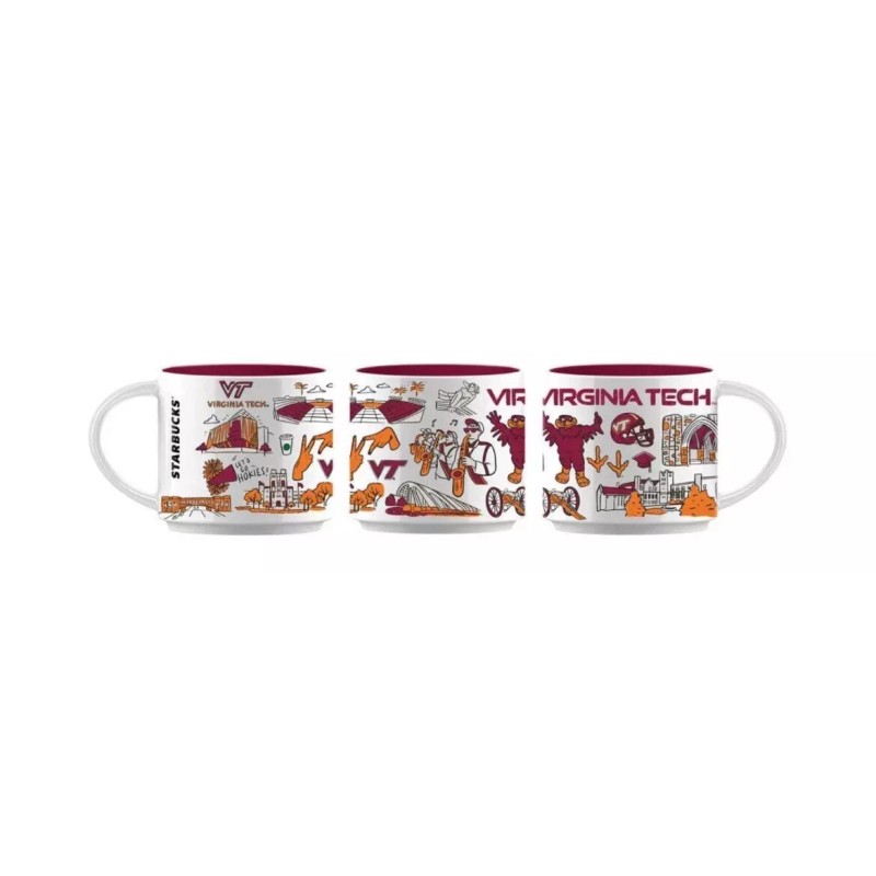 Starbucks VIRGINIA TECH Starbucks Been There Series Campus Collection Ceramic