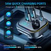 FM Transmitter Bluetooth V5.3-54W (PD 36W & 18W) 3 USB