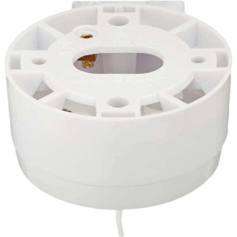 Mr. Gadget's Solutions® 1-Way Ceiling Switch Bathroom/Toilet Pull Cord, Round