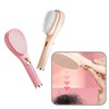 Portable One-Touch Magic Detangling Hair Brush Push-Up Magic Hair Brush (Pink) 3ea
