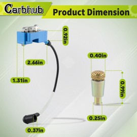 Carbhub Ignition Coil Fit for Husqvarna 390, 385, 375, 372, 371 XP, 365, 362, 359, 357, 353, 351, 350, 346, 345, 340 Chainsaw Replace 537 16 22-04, 544 04 71-01 with Filter Spark Plug Fuel Line