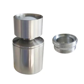 Brushed Nickel Rotate Sink Faucet Aerator.kitchen,bathroom faucet nozzle aerator,faucet extender, 360 degree swivel dual flow sprayer for sink tap head.