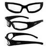 Global Vision Eyewear Chicago- Photochromic Light Adjusting Foam Padded Motorcycle