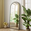 FANYUSHOW Arched Full Length Mirror, 65"x23.6" Arch Floor Mirror with