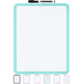 Mr. Pen- Dry Erase Board, 14” x 11” with a Black Dry Erase Marker, Mint Green Frame, Small White Board Dry Erase, Dry Erase Board Small Dry Erase Board, Small Whiteboard