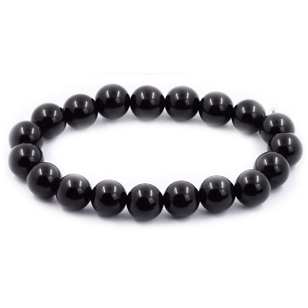 Grounded Black Onyx Stretch Bracelet | Root Chakra | Capricorn
