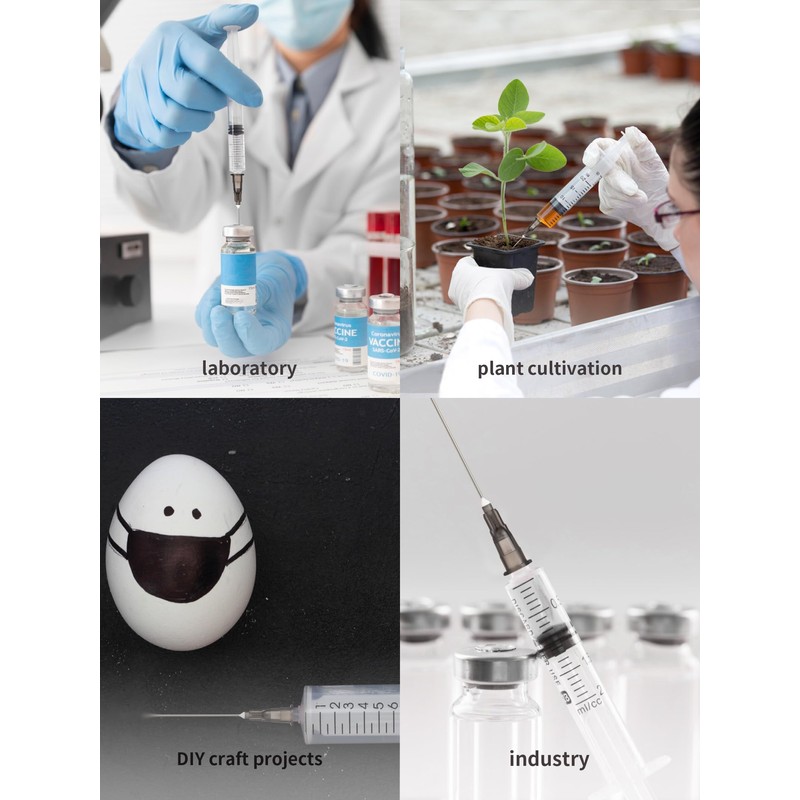 100Pack 22 Gauge 1.5 Inch Disposable Luer Lock Accessories, Individually