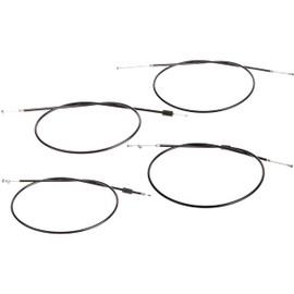 MOTOFLEX Bowdenzug-Set in Schwarz, Enduro + 75mm Überlänge - Simson S51, S70, S53, S83