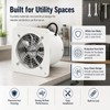 8 Inch Exhaust Fan, 110V 40W Wall Mounted Ventilation Fan