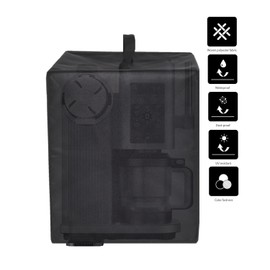 Dust Cover for Ninja Swirl by CREAMi Ice Cream and Soft Serve Maker NC701, 600D Nylon, Waterproof, Foldable, Easy to Clean with Top Handle (Black, 16.5"L x 11"W x 17"H)