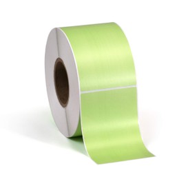 4" X 6" Direct Thermal Perforated Stickers Labels for Shipping Labels, Inventory, and Color Coding - 1000 Per Roll on 3" Core - Compatible with Zebra, Datamax, Sato, Intermec, and More (Green, 4 Pack)