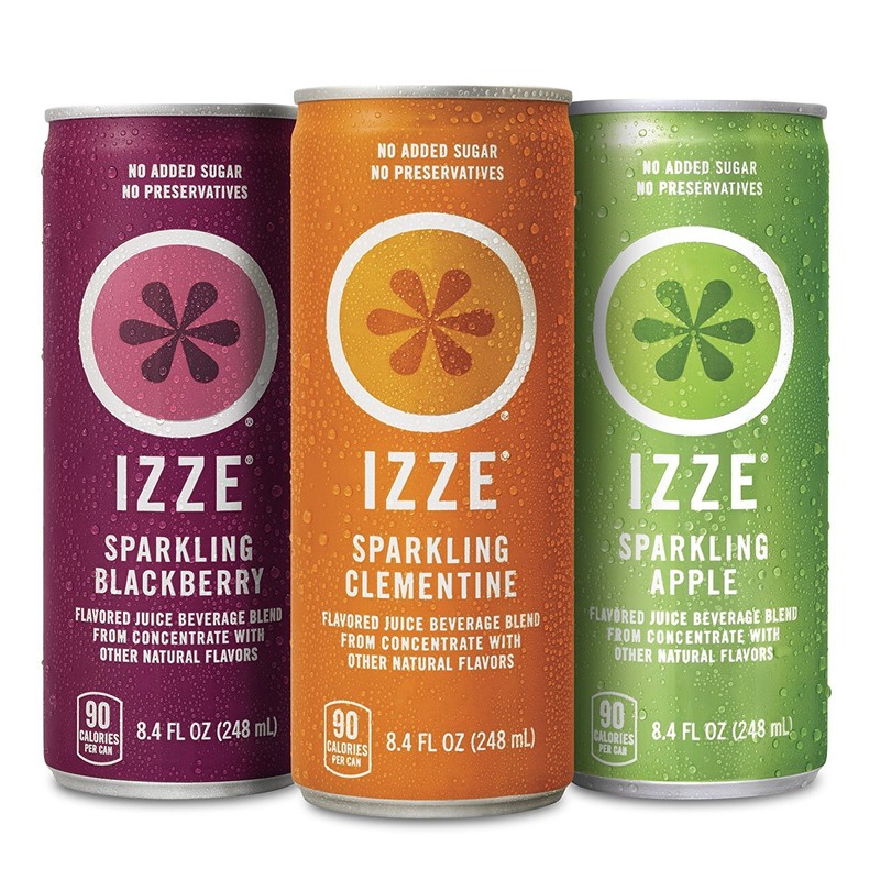 IZZE Sparkling Juice, 3 Flavor Variety Pack, Pack of 24,