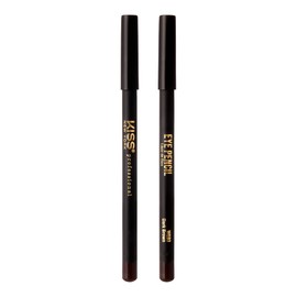 KISS NEW YORK Professional Slim Eye Pencil, Creamy Soft Eye Liner, Smooth Long-Lasting Rich Eyeline Color, Natural Eye Makeup, Water-Resistant (Dark Brown)