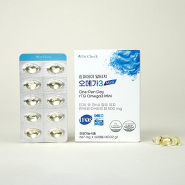 Doctor Check Dr. Check One Per Day RTG Omega 3 Mini 2 Boxes / 닥터체크 원퍼데이 알티지 오메가3 Mini 2박스