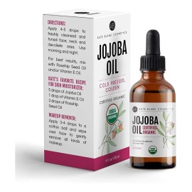 Aceite Jojoba Orgánico Prensado En Frío Sin Refinar 120ml