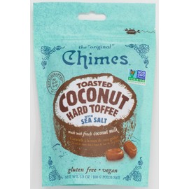 Chimes Toasted Coconut Toffee with Sea Salt, 3.5 Ounce (Pack of 12)