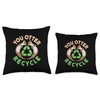 You Otter Recycle Recycling Environment Earth Day Animal Throw Pillow