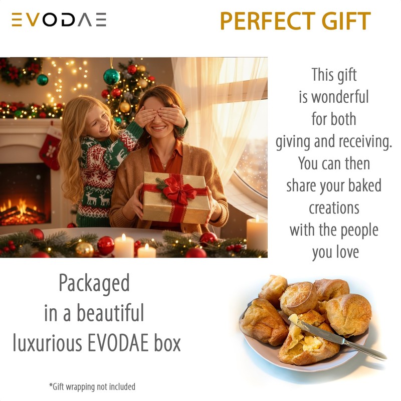 EVODAE® Popover Pans in Holiday Gift Box – Set of
