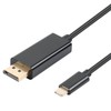 INF USB-C to DisplayPort (DP) Adapter 4K (1.8 m) Black