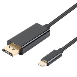 INF USB-C to DisplayPort (DP) Adapter 4K (1.8 m) Black