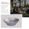 Boundless Voyage Ultralight Titanium Dish with Carry Bag Outdoor Camping