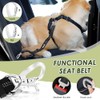 SlowTon Dog Car Harness with Seat Belts, 2 in 1