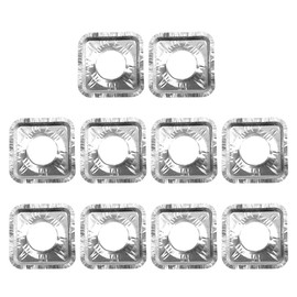 Cabilock 40pcs Gas Stove Liners Stove Burner Covers Aluminum Foil Oven T101