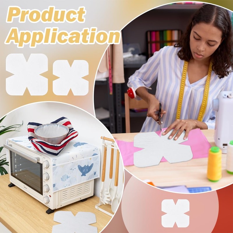 BENECREAT Pack of 18 3 Sizes Bowl Warmers Pre-Cut Filling