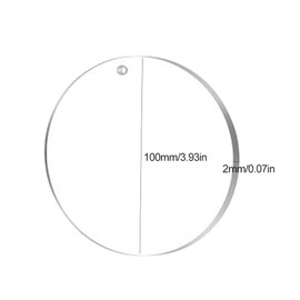Circle Acrylic Sheet, Round Acrylic Disc, Acrylic Blanks Transparent Plastic Sheet, Acrylic Circle, Acrylic Disc Round with Hole, Acrylic Glass Round, Acrylic Plate Round, Acrylic Plate Round,