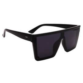 Square Oversized Sunglasses for Women Men Fashion Flat Top Big Frame Shades