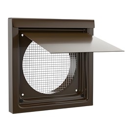 PremiumWallVent InOvate 6” Premium Wall Vent (No Collar) (Brown)