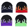 TONXX Flame Y2K Beanies Fire Flame Knitted Hat Skullies Slouchy