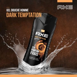 Axe 5 in 1 Dark Temptation Gourmand Moisturising Shower Gel for Men 24H 87% Natural Origin Ingredients - 400ml