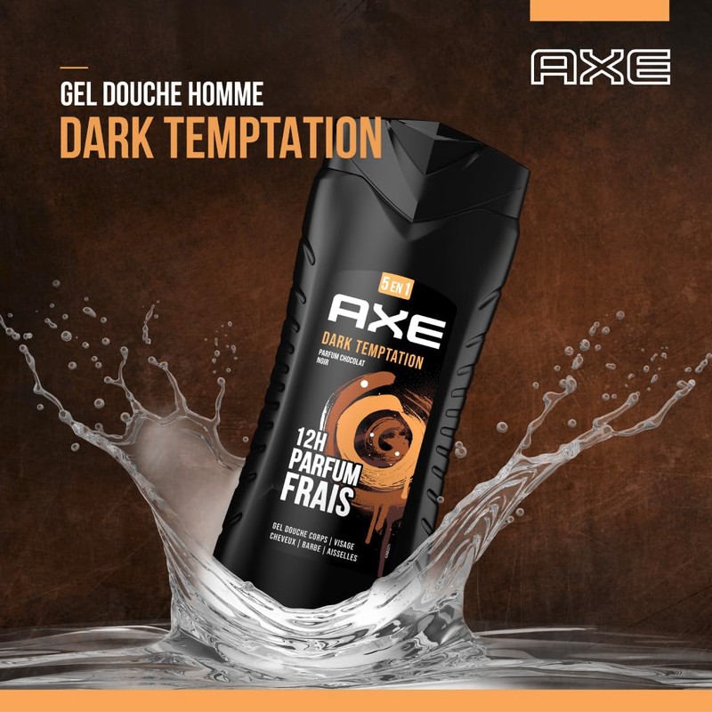 Axe 5 in 1 Dark Temptation Gourmand Moisturising Shower Gel