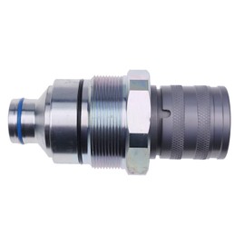 FridayParts Hydraulic Female Flat Face Quick Coupler 7246802 AT406475 Compatible with John Deere 318E 319E 320E Bobcat 753 763 773 863 864 883 A220 A300 S130 S150 T140 T180 Silver