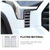 FDAIUN Car Headlights Lower Grille Grill ABS Compatible with Toyota