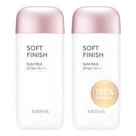 Kit 2 Pz Missha All Around Soft Finish Sun Milk Spf50 70 Ml